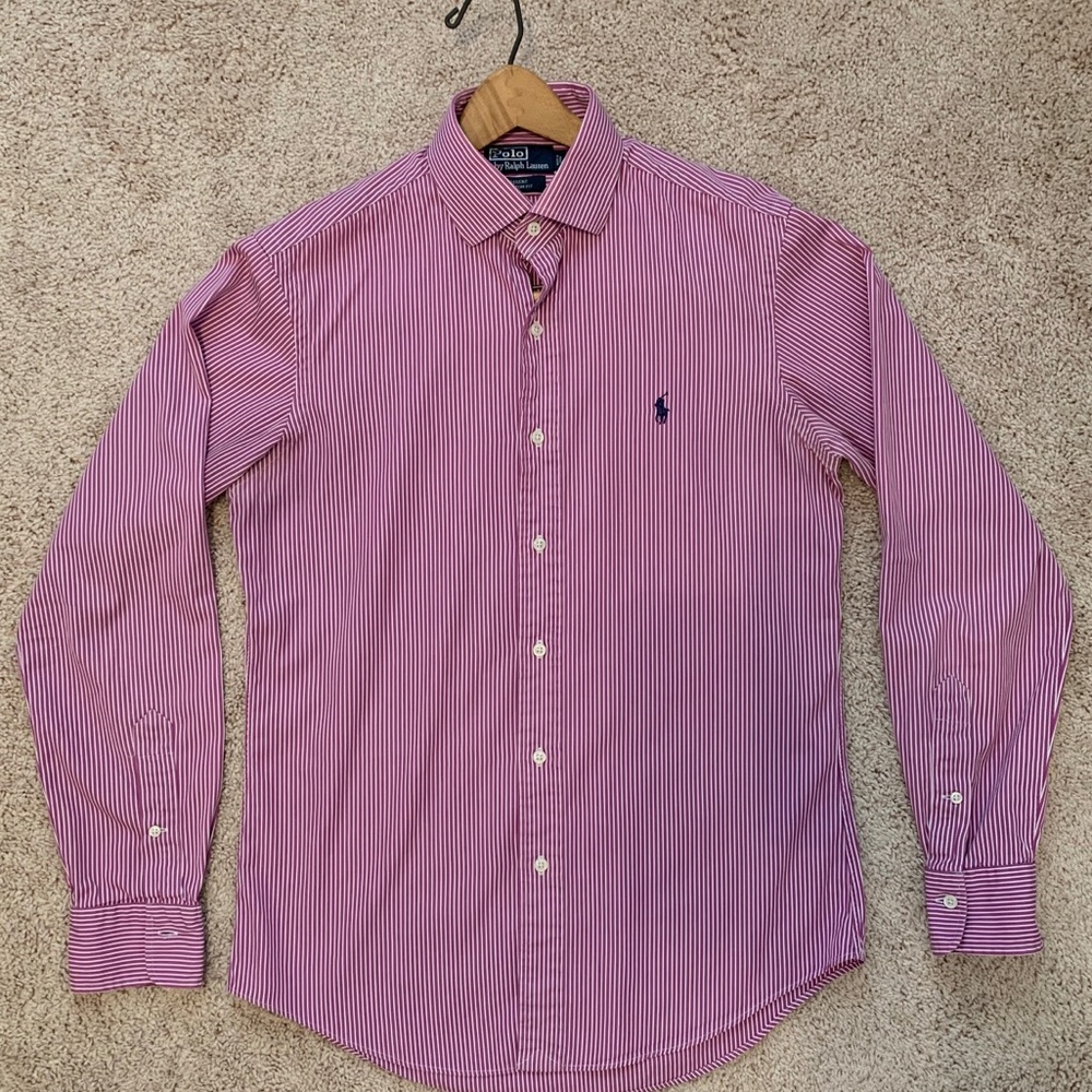 Men’s Polo Ralph Lauren Dress Shirt Size 15/38
